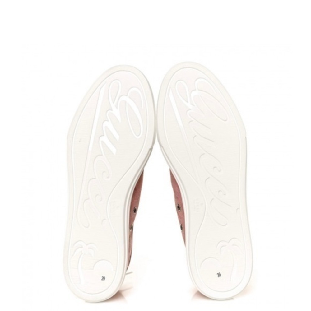 Gucci GG Monogram Calfskin Womens Pink Low Top Sneakers - Picture 6 of 9
